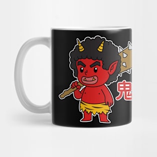 Chibi Oni Japanese Mug